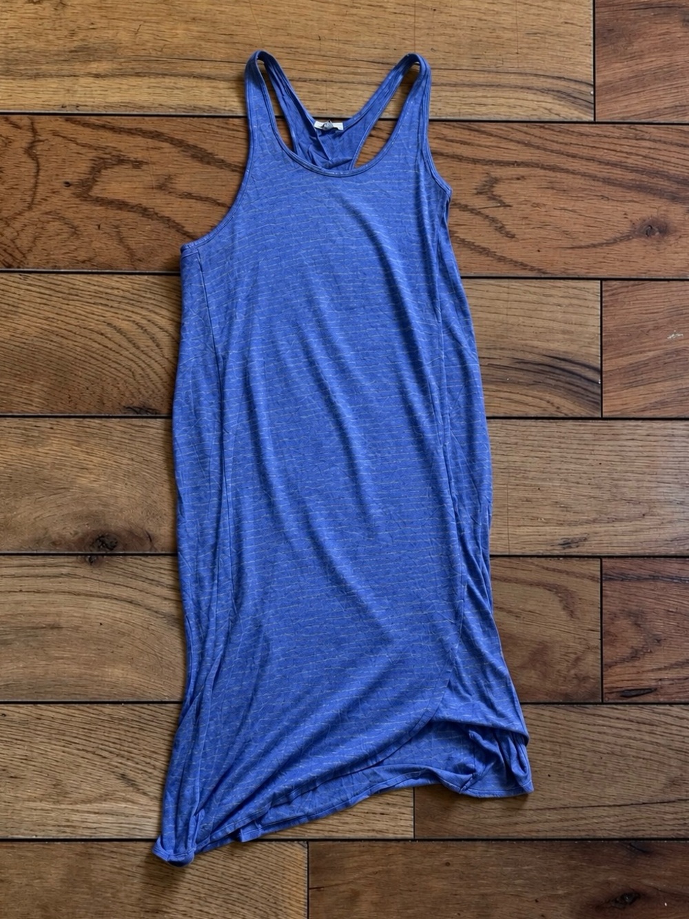 Women’s Gap Designed & Crafted Blue Striped Racerback Maxi Dress Size M